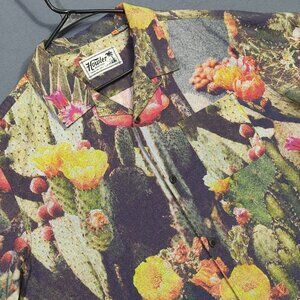 Howler Bros Monoloha Shirt Men's XL Multi Cactus Mob Short Sleeve Western Cowboy